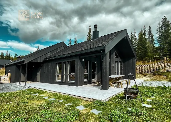 Modern Unique Cabin Fantastic Location Skeikampen