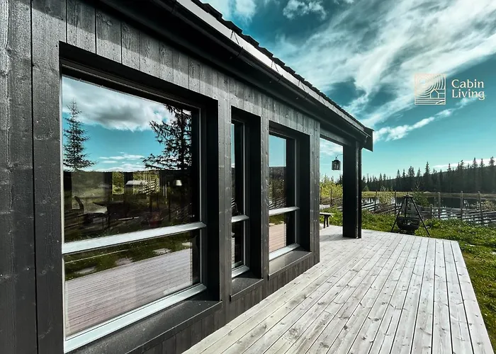 Modern Unique Cabin Fantastic Location Skeikampen